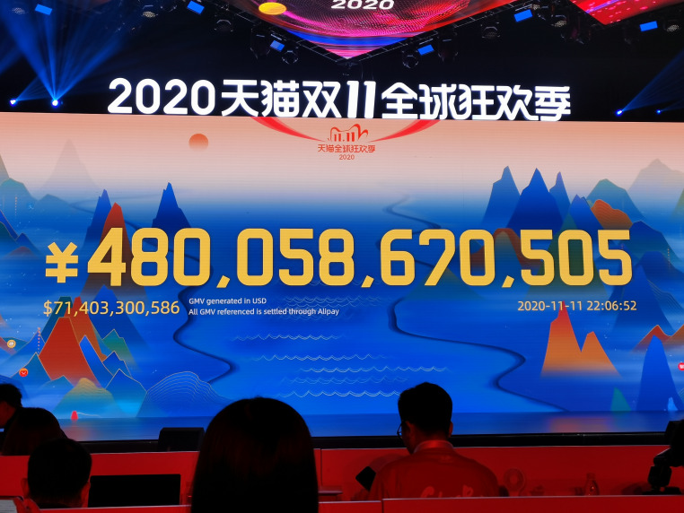 2020年天猫双11全球狂欢季总成交额达4982亿元_零售_电商报 2020年天猫双11全球狂欢季总成交额达4982亿元